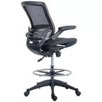 HomeStock 33 Zoll H Verstellbare Höhe Gold PU Leder Sitzmaterial mit verstellbarer Neigung Executive Bürostühle