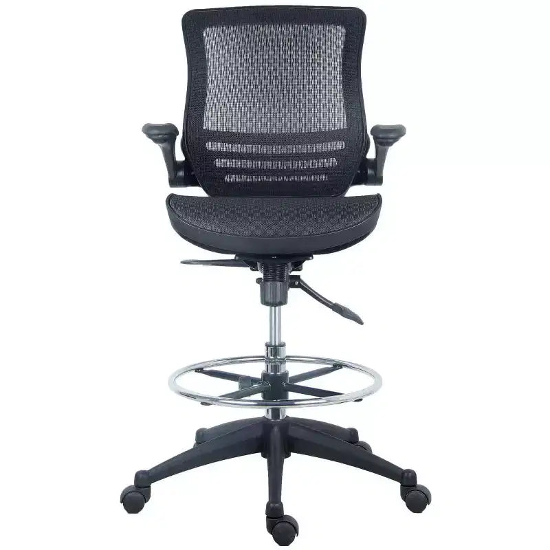 HomeStock 33 Zoll H Verstellbare Höhe Gold PU Leder Sitzmaterial mit verstellbarer Neigung Executive Bürostühle