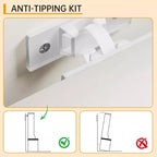 Schuhschrank im Landhausstil für den Eingangsbereich mit kompakter Garderobe mit 5 Kleiderhaken, inklusive Schuhaufbewahrung, ideal für Eingangsbereiche und Flure.