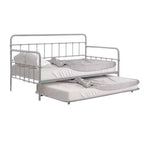 Tagesbett Royal Hampton mit Ausziehliege, klassisches, offenes Gestell aus silbernem Metall