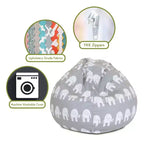 Majestic Home Goods Kleiner Sitzsack Ellie