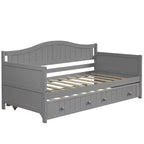 Luxystar Holz-Tagesbett mit ausziehbarem Rollbett für Schlafzimmer und Wohnzimmer