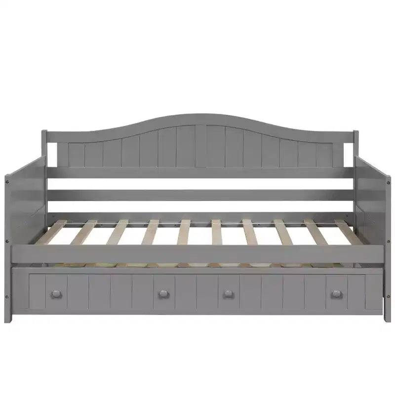 Luxystar Holz-Tagesbett mit ausziehbarem Rollbett für Schlafzimmer und Wohnzimmer