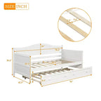Luxystar Holz-Tagesbett mit ausziehbarem Rollbett für Schlafzimmer und Wohnzimmer