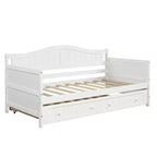Luxystar Holz-Tagesbett mit ausziehbarem Rollbett für Schlafzimmer und Wohnzimmer