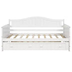 Luxystar Holz-Tagesbett mit ausziehbarem Rollbett für Schlafzimmer und Wohnzimmer