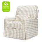 Namesake Crawford Pillowback Bequemer Drehsessel zum Gleiten