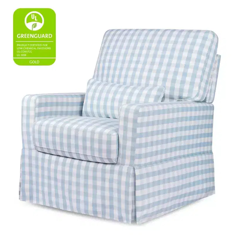 Namesake Crawford Pillowback Bequemer Drehsessel zum Gleiten