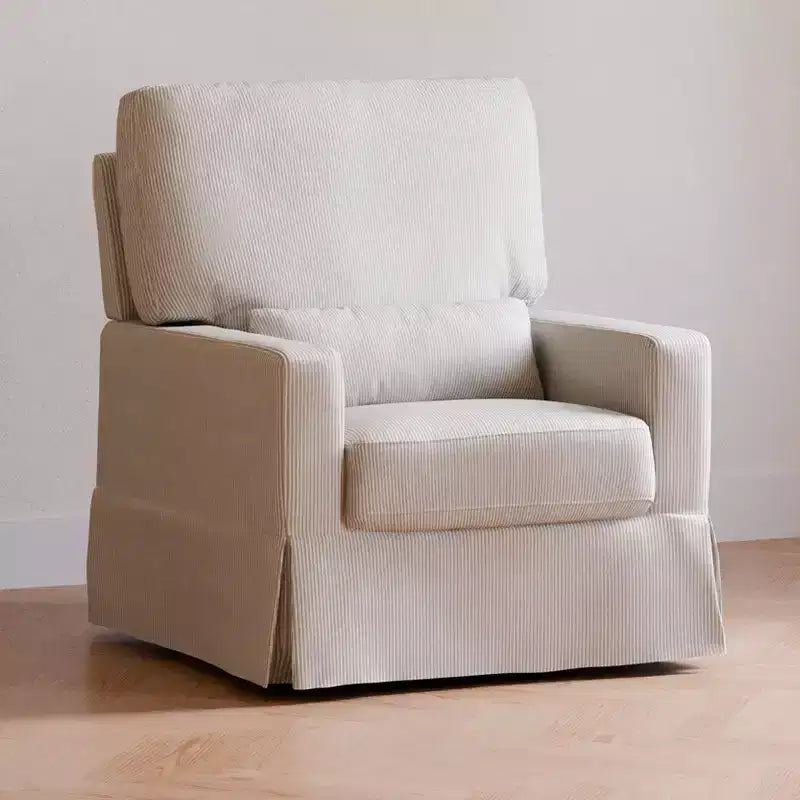 Namesake Crawford Pillowback Bequemer Drehsessel zum Gleiten