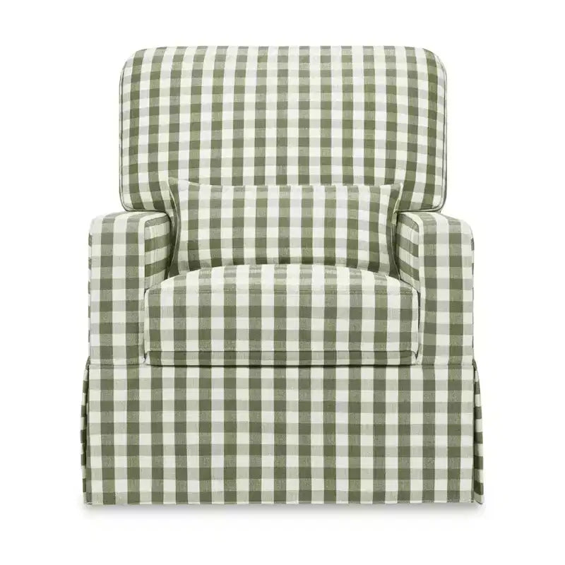 Namesake Crawford Pillowback Bequemer Drehsessel zum Gleiten