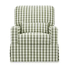Namesake Crawford Pillowback Bequemer Drehsessel zum Gleiten