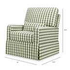 Namesake Crawford Pillowback Bequemer Drehsessel zum Gleiten