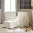 Namesake Crawford Pillowback Bequemer Drehsessel zum Gleiten