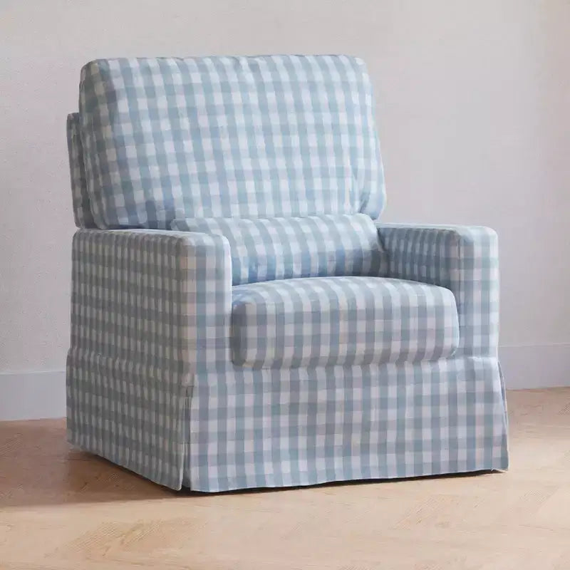 Namesake Crawford Pillowback Bequemer Drehsessel zum Gleiten