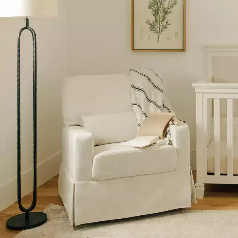 Namesake Crawford Pillowback Bequemer Drehsessel zum Gleiten