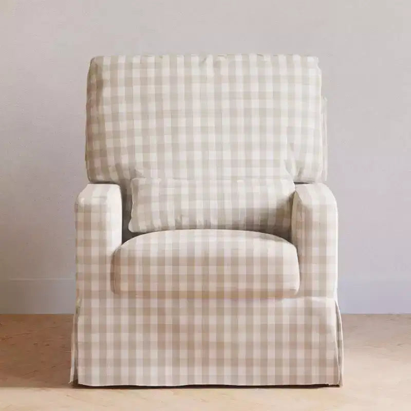 Namesake Crawford Pillowback Bequemer Drehsessel zum Gleiten