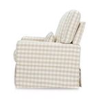 Namesake Crawford Pillowback Bequemer Drehsessel zum Gleiten