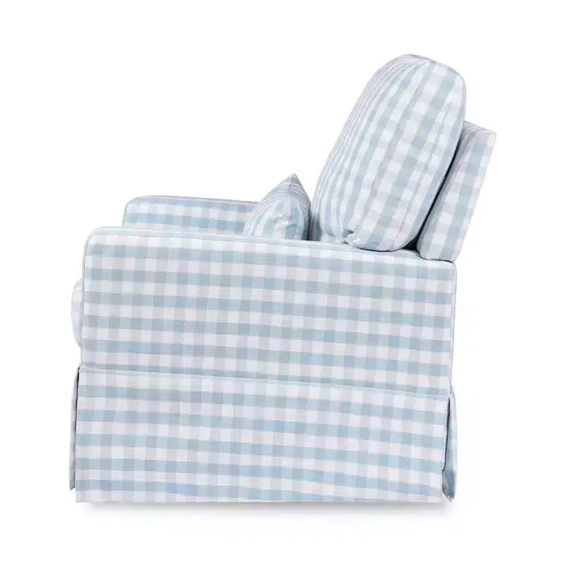 Namesake Crawford Pillowback Bequemer Drehsessel zum Gleiten