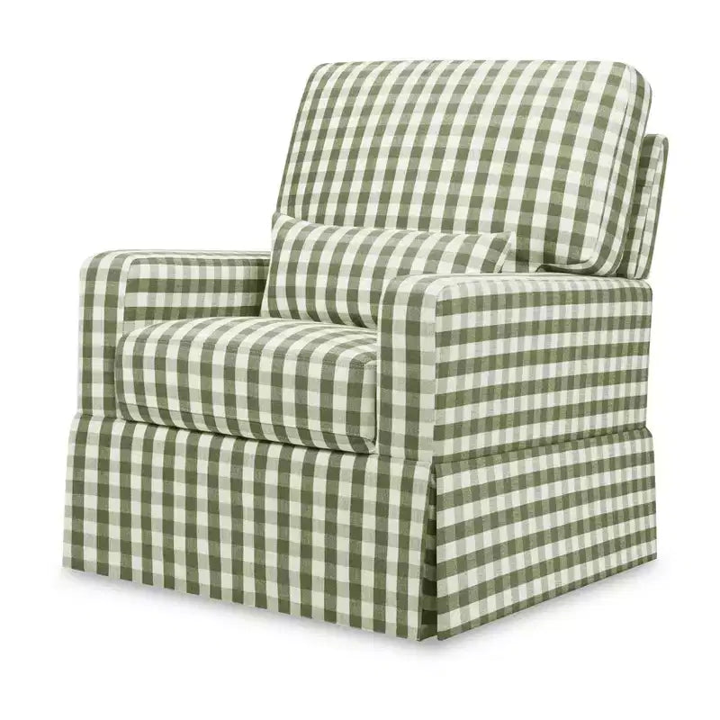 Namesake Crawford Pillowback Bequemer Drehsessel zum Gleiten