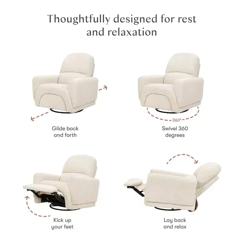 Babyletto Rainbow Relaxsessel mit Drehfunktion und Schaukelfunktion