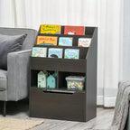 Whisen Kinderbücherregal, Mehrfachablagen-Organizer mit Aufbewahrungsschublade, Geschenk für Kinder
