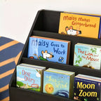 Whisen Kinderbücherregal, Mehrfachablagen-Organizer mit Aufbewahrungsschublade, Geschenk für Kinder