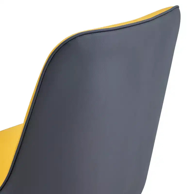 Zeus & Ruta 2er-Set Esszimmerstühle mit PU-Kissen & Metallbeinen, Ideal für Küche, Esszimmer & Wohnzimmer