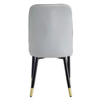 Zeus & Ruta 2er-Set Esszimmerstühle mit PU-Kissen & Metallbeinen, Ideal für Küche, Esszimmer & Wohnzimmer