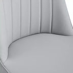 Zeus & Ruta 2er-Set Esszimmerstühle mit PU-Kissen & Metallbeinen, Ideal für Küche, Esszimmer & Wohnzimmer