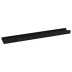 Wandregal-Set 4-teilig Schwarz MDF 60x9x3 cm Wandmontage