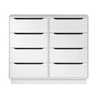 GDFStudio Dune 47 Moderne Holzkommode mit 8 Schubladen