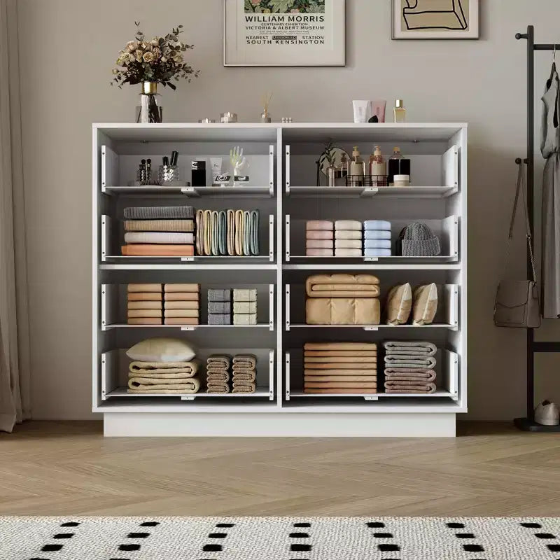 GDFStudio Dune 47 Moderne Holzkommode mit 8 Schubladen
