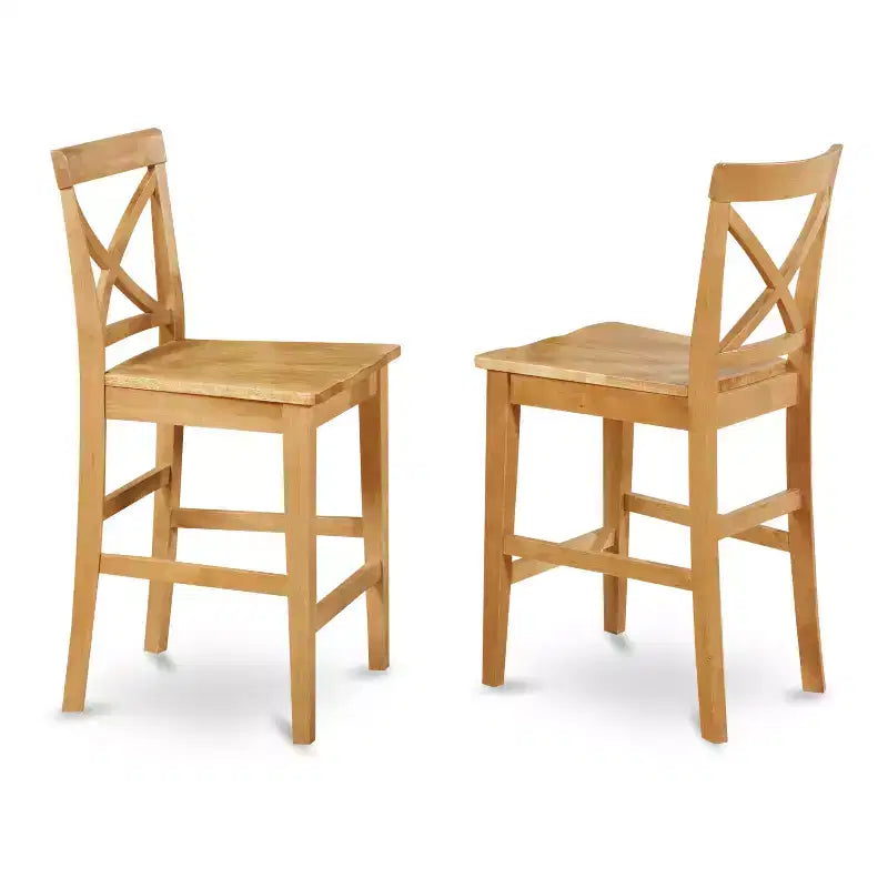 Bartisch-Essgruppe – Stehtisch & Barhocker mit Rückenlehne – Modernes Küchenset