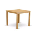 5-Piece Natural Oak Finish Solid Wood Top - Dining Room Set - Seats 4