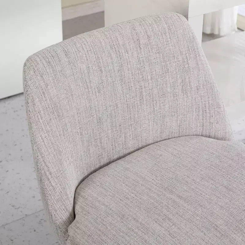 Homy Casa 2er-Set drehbarer Barhocker in Thekenhöhe mit gepolsterten Sitzen, Sitzhöhe 65 cm