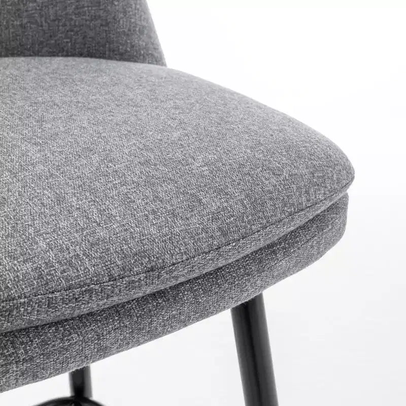 Homy Casa 2er-Set drehbarer Barhocker in Thekenhöhe mit gepolsterten Sitzen, Sitzhöhe 65 cm