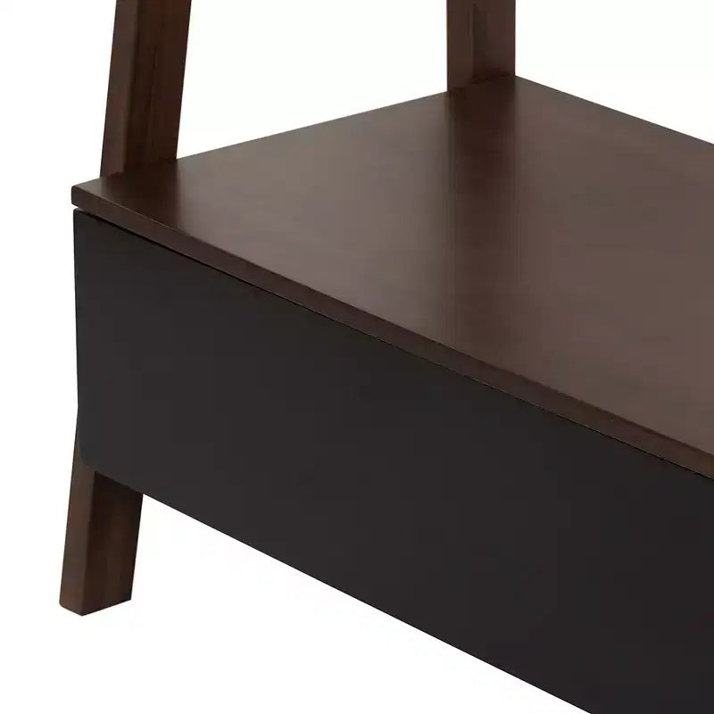 GDFStudio Blairmont Modernes Akazienholz-Leiterregal 68