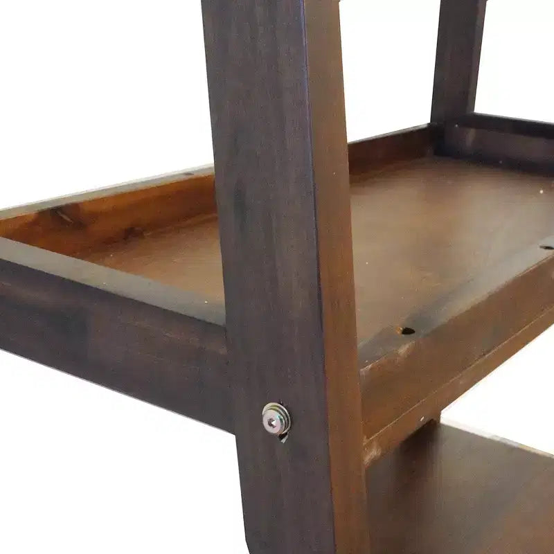 GDFStudio Blairmont Modernes Akazienholz-Leiterregal 68