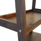 GDFStudio Blairmont Modernes Akazienholz-Leiterregal 68
