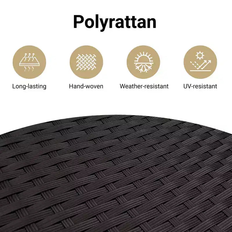 vidaXL Loungemöbel-Set mit Kissen Outdoor-Möbel 12-teilig Polyrattan