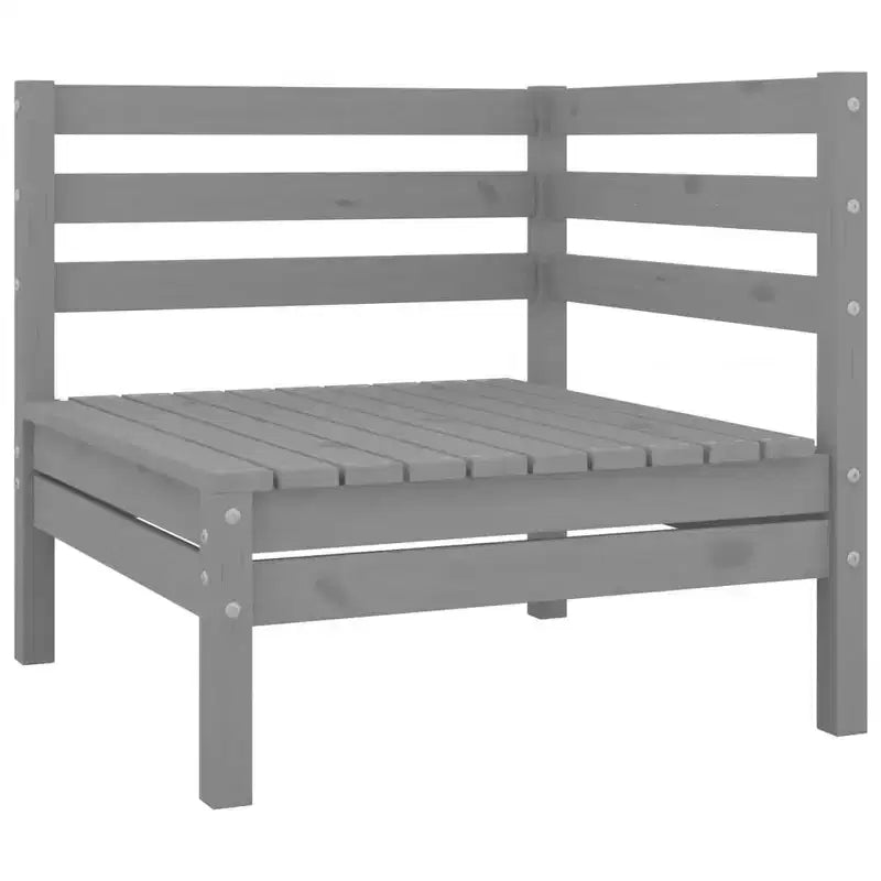 vidaXL Garten-Lounge-Set Massives Kiefernholz Modulares Garten-Lounge-Set