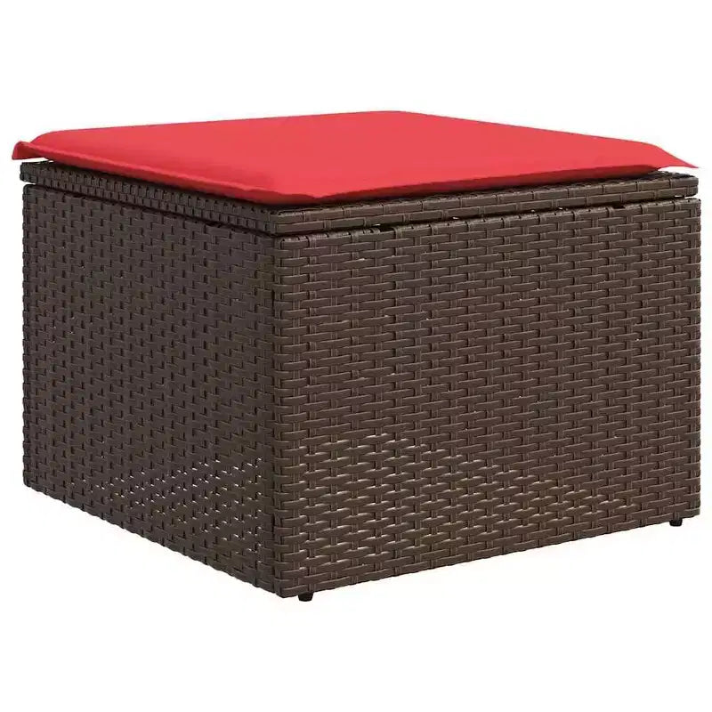 vidaXL Garten-Sofa-Set Schwarz