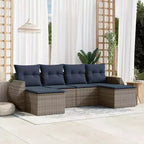 vidaXL Garten-Sofa-Set Schwarz