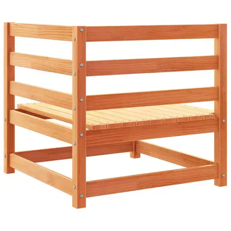 vidaXL Garten-Sofa-Set Naturholz Massiv Kiefer Groß Modular