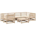 vidaXL Garden Sofa Set Natural Wood Solid Pine wood Large Modular