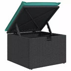 vidaXL Garten-Sofagarnitur 6-teilig Braun und Rot 234 x 124 x 85 cm