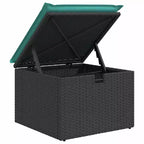 vidaXL Garten-Sofagarnitur 6-teilig Braun und Rot 251 x 117 x 85 cm