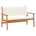 vidaXL Garten-Sofa-Set 4-tlg. Braun 75 x 45 x 38 cm Massivholz Akazie