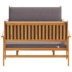 vidaXL Garten-Sofa-Set 4-tlg. Braun 75 x 45 x 38 cm Massivholz Akazie