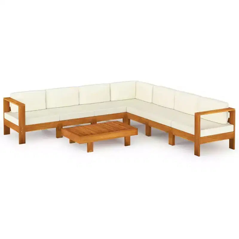 vidaXL Wooden Lounge Set, Wood